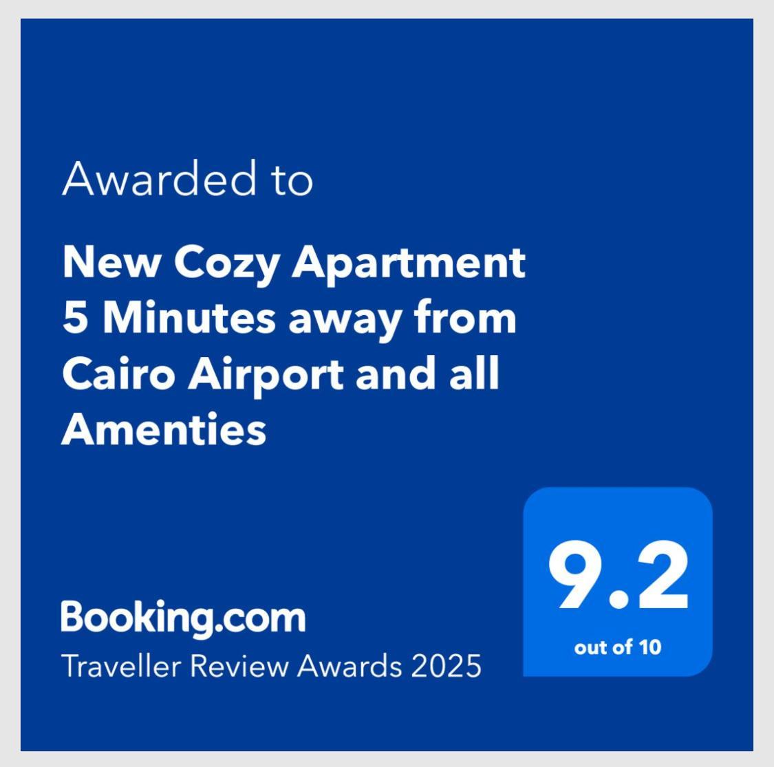 New Cozy Apartment 5 Minutes Away From Cairo Airport And All Amenties Exterior foto